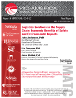 Logistics Solutions in the Supply Chain Economic Benefits of Safety and Environmental Impacts