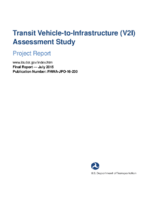 Transit VehicletoInfrastructure V2I assessment study