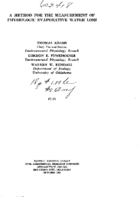 A method for the measurement of physiologic evaporative water loss