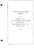 Interstate Commerce Commision Report of the Accident  Investigation Occuring on the GRAND TRUNK WESTERN RAILROAD ANDERSONVILLE MI