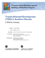 TransitOriented Development TOD in Southern Nevada  A TPCB Peer Exchange