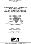 Analysis of the capabilities and operations of the Northern Virginia Traffic Management System
