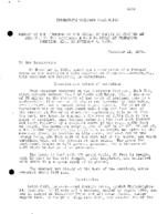 Interstate Commerce Commision Report of the Accident  Investigation Occuring on the BALTIMORE AND OHIO RAILROAD FREDERICK JET MD