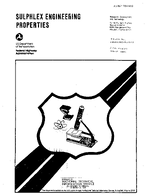Engineering Characterization of Sulphlex Binders