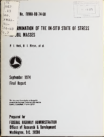 Determination of the insitu state of stress in soil masses