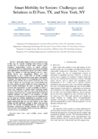 Smart Mobility for Seniors Challenges and Solutions in El Paso TX and New York NY