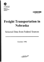 Freight Transportation in Nebraska Selected Data from Federal Sources