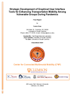 Strategic Development of Graphical User Interface Tools for Enhancing Transportation Mobility Among Vulnerable Groups During Pandemics