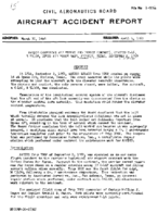 Investigation of Aircraft Accident AAXICO AIRLINES INC ABILENE TEXAS 19590902