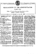 Part 406 Regulation Of The Administrator Rules Of Practice Governing Proceedings To Alter Amend Or Modify Certificates