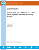 Development and Calibration of a LaserBased Highway Deflection Measuring System