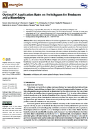 Optimal N Application Rates on Switchgrass for Producers and a Biorefinery