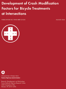 Development of Crash Modification Factors for Bicycle Treatments at Intersections