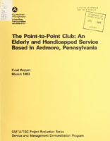 PointtoPoint Club An Elderly and Handicapped Service Based in Ardmore Pennsylvania