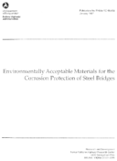 Environmentally Acceptable Materials for the Corrosion Protection of Steel Bridges