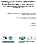 Assessing Ohios Detour Determination Reporting for Process Improvements ORIL ROC 2021ORIL6 Task 5