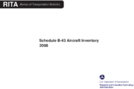 Schedule B43 Aircraft Inventory 2008