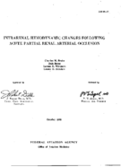 Intrarenal hemodynamic changes following acute partial renal arterial occlusion