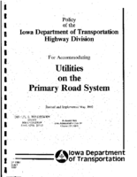 Utilities on the primary road system