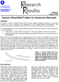 Generic WheelRail Profiles for Commuter Railroads Research Results