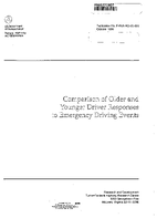 Comparison of Older and Younger Driver Responses to Emergency Driving Events