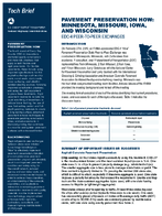 Pavement Preservation How Minnesota Missouri Iowa and Wisconsin EDC4 PeertoPeer Exchanges