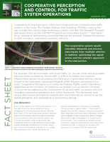 Cooperative Perception and Control for Traffic System Operations