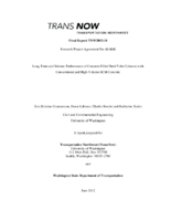 LongTerm and Seismic Performance of ConcreteFilled Steel Tube Columns with Conventional and HighVolume SCM Concrete
