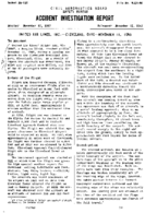 Investigation of Aircraft Accident UNITED AIRLINES CLEVELAND OHIO 19461111