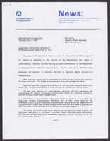 Department of Transportation News Releases JulyDecember 1992