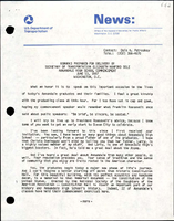 Remarks Prepared for Delivery by Secretary of Transportation Elizabeth Hanford Dole Annandale High School Commencement