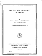 The CAA Low Frequency Omnirange