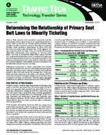 Determining the Relationship of Primary Seat Belt Laws to Minority Ticketing Traffic Tech
