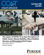 The Impact of COVID19 on User Perceptions of Public Transit Shared MobilityMicroMobility Services and Emerging Vehicle Types