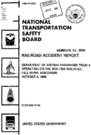 Interstate Commerce Commision Report of the Accident  Investigation Occuring on the DERAILMENT OF AMTRAK PASSENGER TRAIN 8 OPERATING ON THE SOO LINE RAILROAD FALL RIVER WI