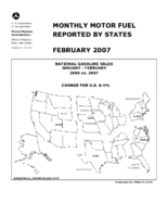 Monthly Motor Fuel Reported by States February 2007