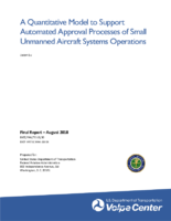 Quantitative Model to Support Automated Approval Processes of Small Unmanned Aircraft Systems Operations