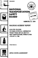 Interstate Commerce Commision Report of the Accident  Investigation Occuring on the CONSOLIDATED RAIL CORPORATION THOMPSONVILLE PA