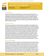 The CostEffectiveness of Alternative Policies for Reducing GHG emissions in the Freight Sector Brief