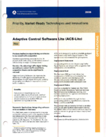 Priority MarketReady Technologies and Innovations Adaptive Control Software Lite ACSLite