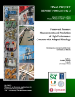 Formwork Pressure Measurements and Prediction of High Performance Concrete with Adapted Rheology