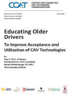 Educating Older Drivers to Improve Acceptance and Utilization of CAV Technologies