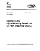 Estimating the injuryreducing benefits of ejectionmitigating glazing