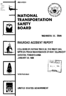 Interstate Commerce Commision Report of the Accident  Investigation Occuring on the AMTRAK TRAIN CHESTER PA