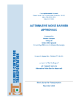 Alternative Noise Barrier Approvals