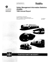 Safety Management Information Statistics SAMIS  1995 Annual Report