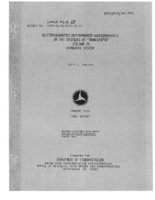 Electromagnetic Environment Measurements of PRT Systems at TRANSPO 72 Volume IV Monocab System