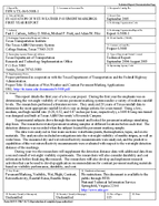 Evaluation of WetWeather Pavement Markings First Year Report