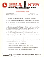 Department of Transportation News Urban Mass Transportation Administration DOT 21971