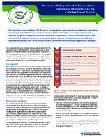Massachusetts Department of Transportation Technology Applications on the Callahan Tunnel Project